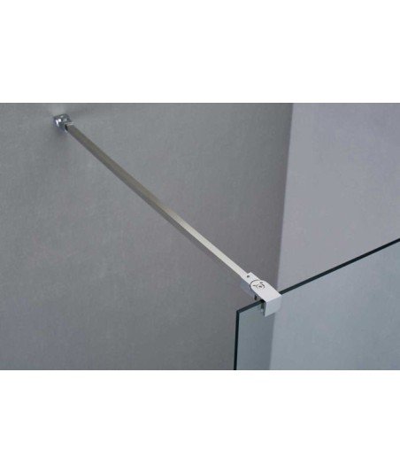 Mampara de ducha fija de gran tamaño de 8 mm ✓ Screen XXL