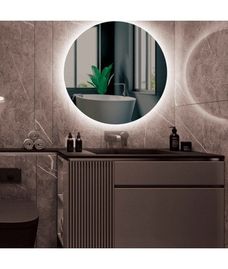 Espejo led redondo ledimex Lisboa ANTIVAHO | LISB002