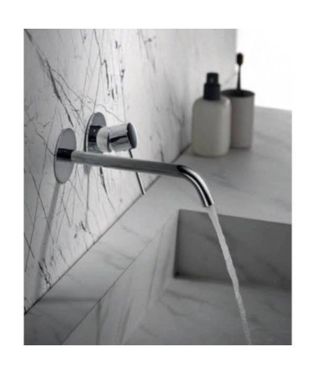 Grifo cromo empotrado de lavabo Milos stick IMEX 【 GLIS045 】