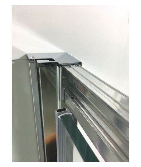 Mampara frontal 2 fijos más 2 correderas  | Prestige Titan Spazio