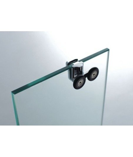Mampara ducha frontal 1 fijo más 1 corredera | Prestige Titan GME