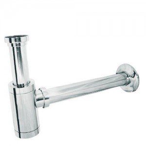 Sifón cromado cuadrado...