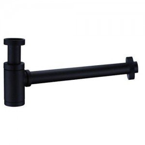 Sifón negro cuadrado visto IO