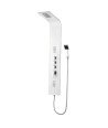 Columna de ducha inoxidable Gocta Blanca