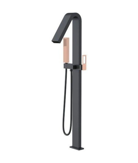 Grifo negro y oro rosa pie de bañera Suecia imex - BBEC32/NOR