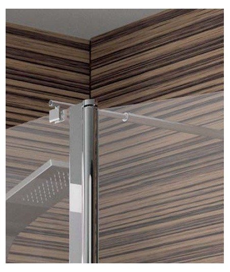 Mampara de ducha fija más una puerta abatible 【serie 300 TR524】