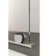 Mampara de ducha corredera en acero inox. sin perfiles ✅ Modelo Bron