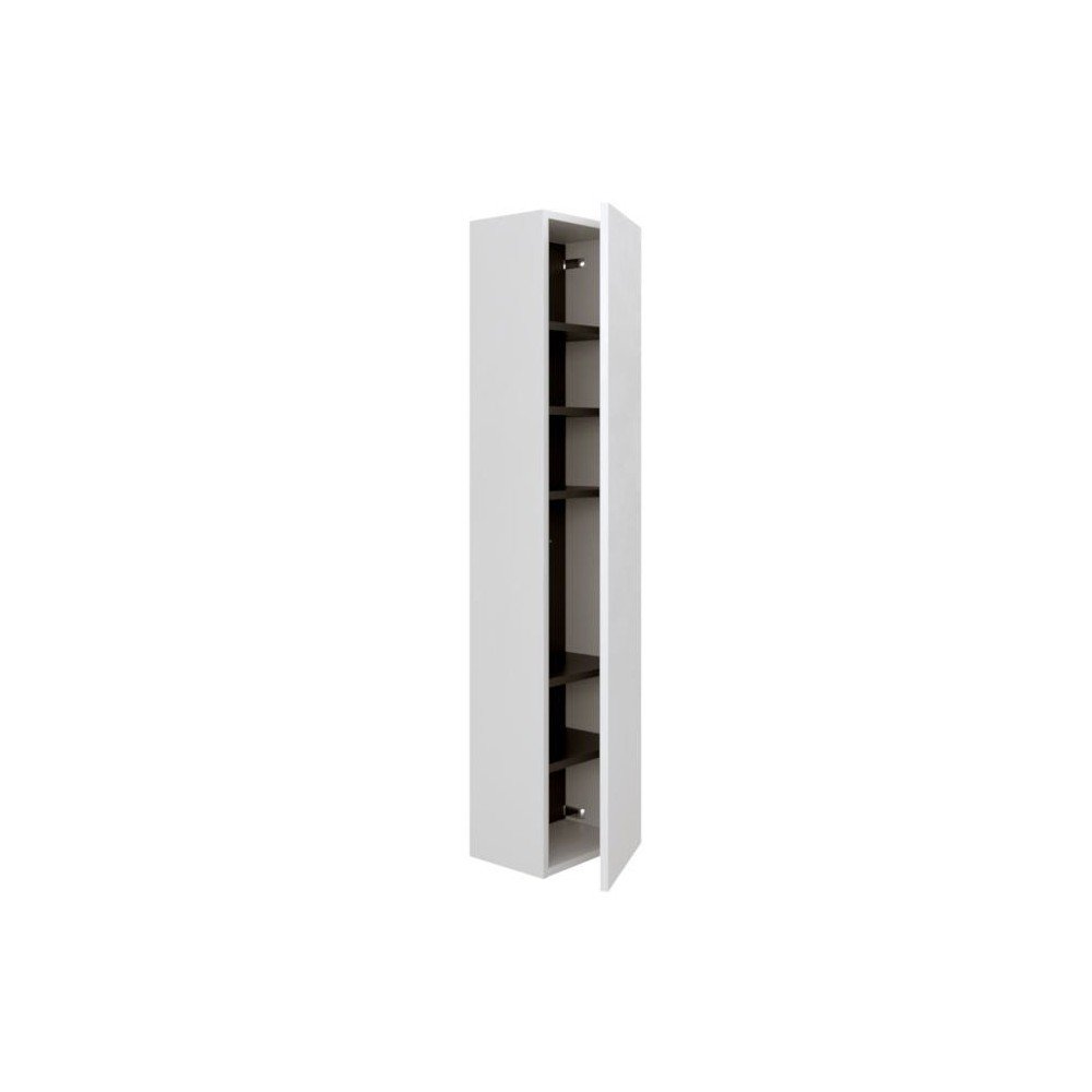 Columna auxiliar de colgar alto con puerta Blanco mate BATHTWO