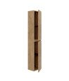 Columna auxiliar de colgar alto con doble puerta Roble
