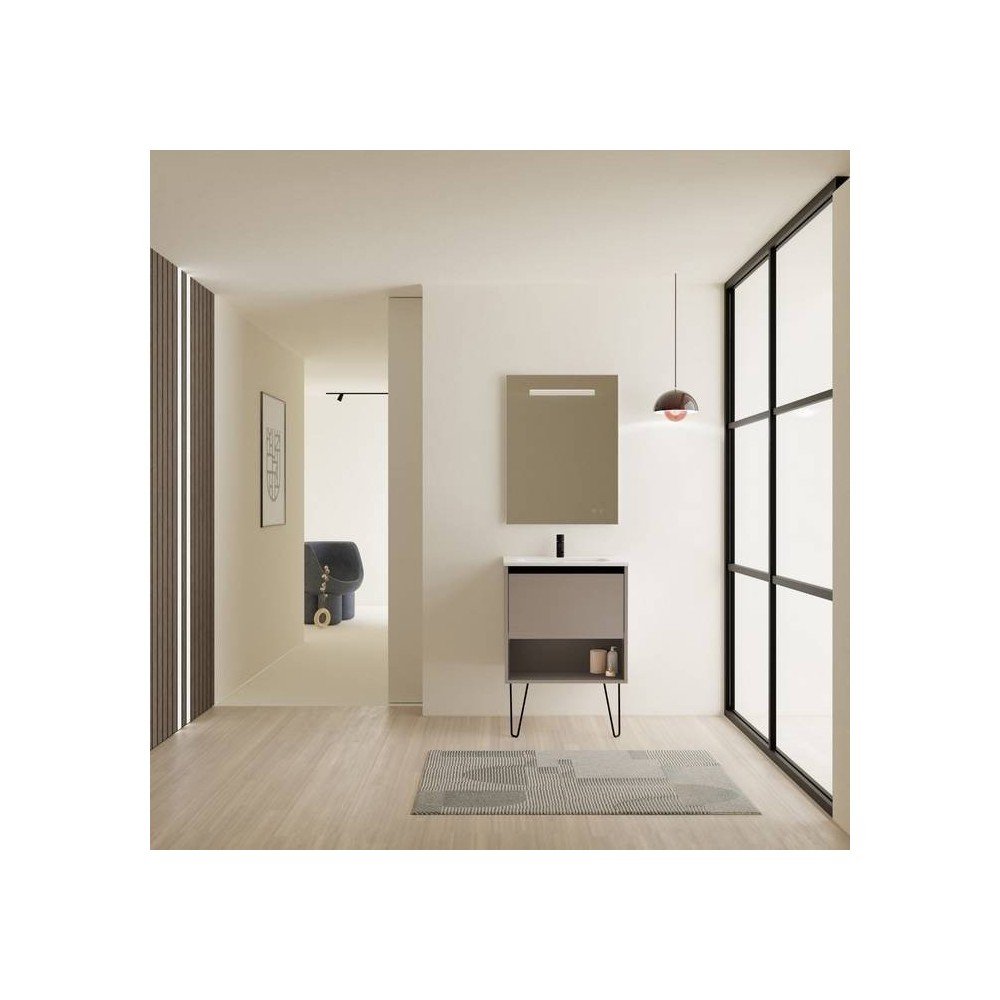 Mueble de baño fumé arenado Yoko Amizuva