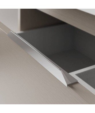 Mueble de baño 2 cajones antracita brillo Suki Amizuva