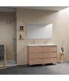 Mueble de baño 6 cajones nogal areando Suki Amizuva