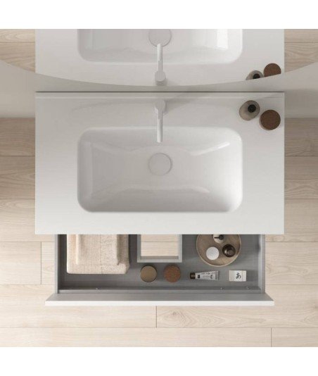 Mueble de baño patas de haya - roble arenado Nara Amizuva