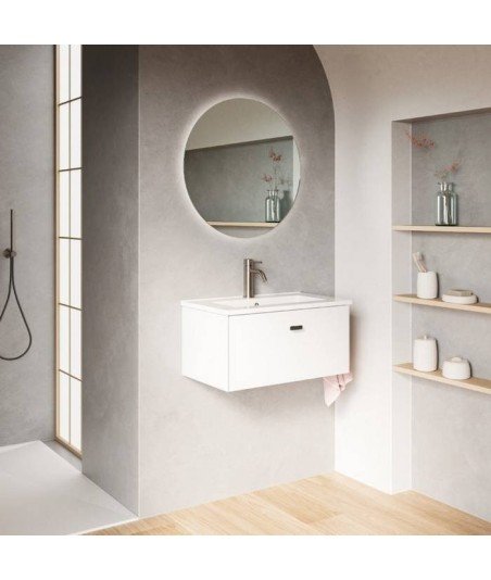 Mueble de baño 1 cajón blanco mate Mei Amizuva Royo oferta