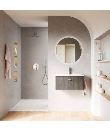 Mueble de baño 1 cajón olmo gris Mei Amizuva Royo oferta