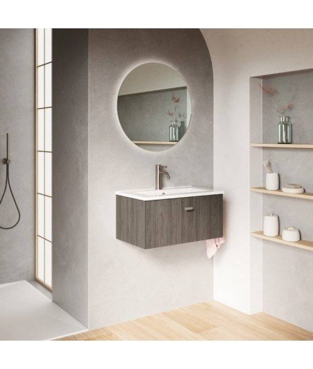 Mueble de baño 1 cajón olmo gris Mei Amizuva Royo oferta
