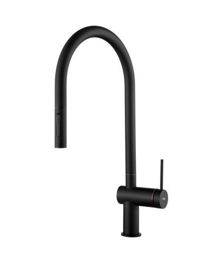 Grifo extraíble negro mate de cocina Berna Imex | GCE026/NG