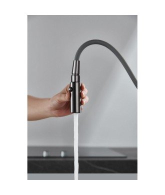 Grifo extraíble de cocina Niza Imex | GCE027/BGM