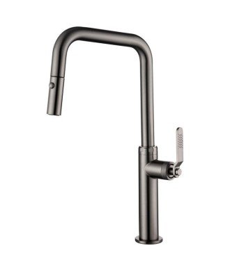 Grifo extraíble de cocina Niza Imex | GCE027/BGM