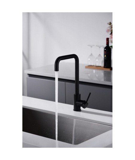 Grifo negro mate de cocina Loira Imex barato | GCR004/NG