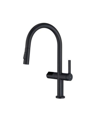 Grifo extraíble negro de cocina Turín imex