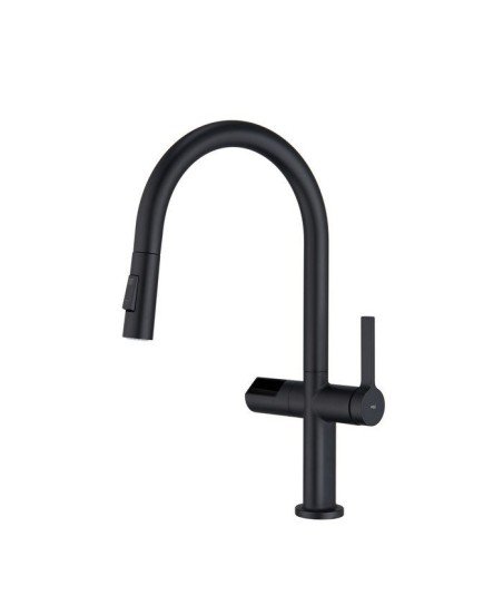 Grifo extraíble negro mate de cocina Turín Imex | GCE021/NG