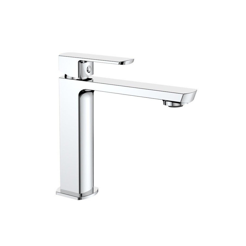 Grifo de lavabo en color plata brillo oferta【 Llubibath Yanet】