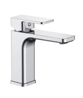 Grifo de lavabo en color plata brillo oferta【 Llubibath Padua】