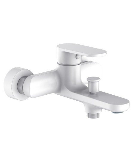 Grifo de bañera modelo Aura en oferta【 Blanco mate】
