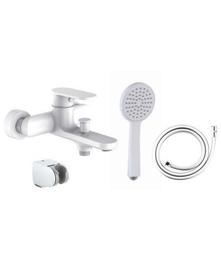 Grifo de bañera modelo Aura en oferta【 Blanco mate】