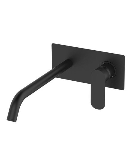 Grifo negro empotrado de lavabo jamaica | Lluvibath JA009