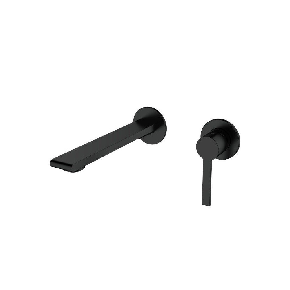 Grifo negro empotrado de lavabo Mauricio | Lluvibath