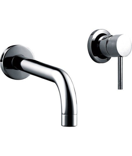 Grifo cromo empotrado de lavabo Cronos | Lluvibath