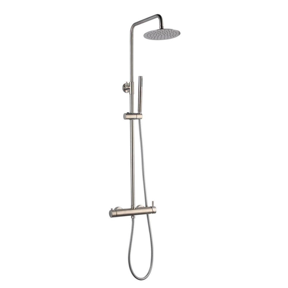 Columna de ducha en color níquel cepillado ✓ Envío gratis CO500 37