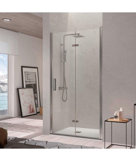 Mampara de ducha frontal plegable con bisagras Nardi | NA300