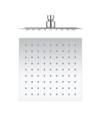 Rociador de ducha acero inoxidable | cuadrado 20 x 20 Lluvibath