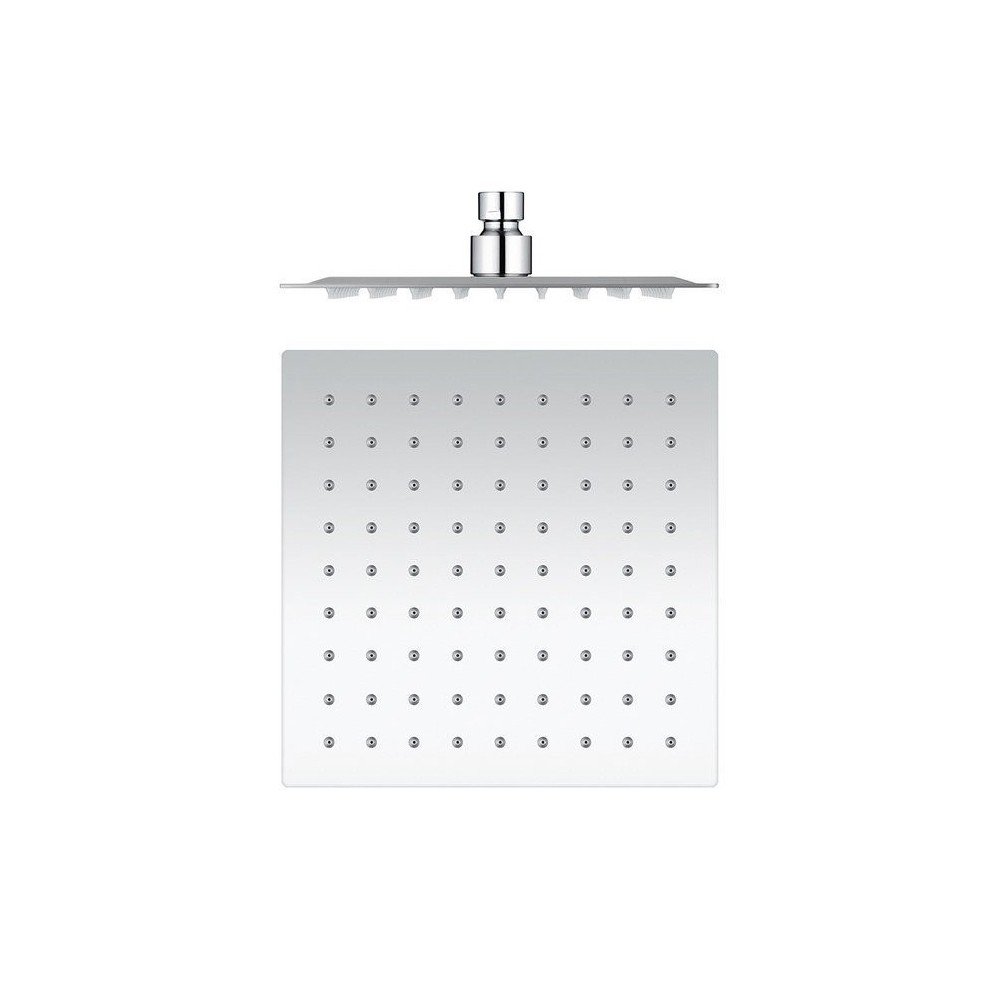 Rociador de ducha acero inoxidable | cuadrado 20 x 20 Lluvibath
