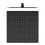 Rociador de ducha negro cuadrado 30 x 30 Lluvibath