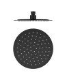 Rociador de ducha negro mate | redondo 20 Ø Lluvibath