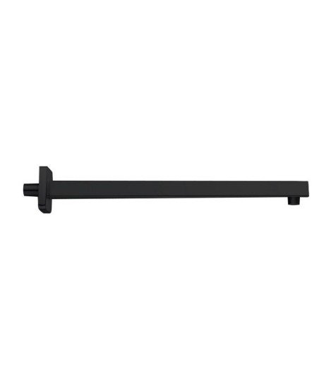 Brazo negro de ducha cuadrado a pared | BC120 05