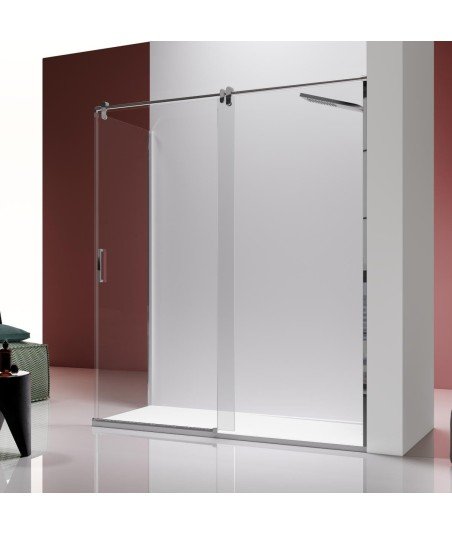Mampara ducha rectangular en acero Inoxidable | Slim LM103