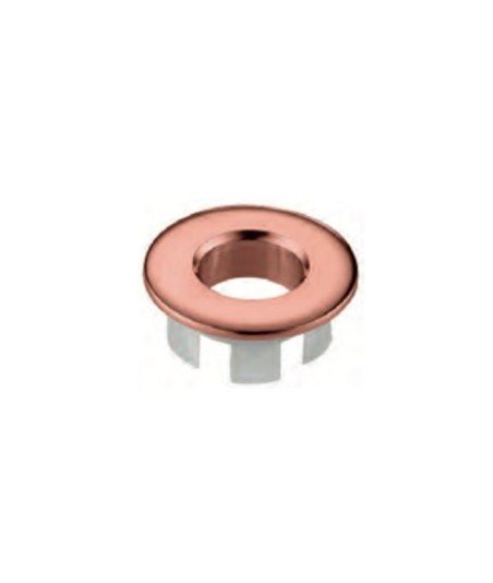 Embellecedor rebosadero oro rosa IMEX