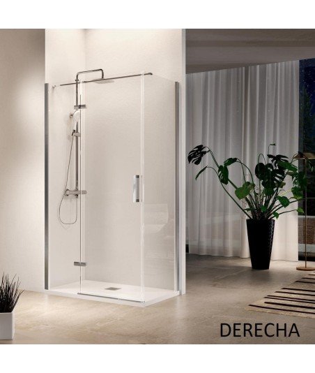Mampara rectangular abatible con barra paralela | NA408