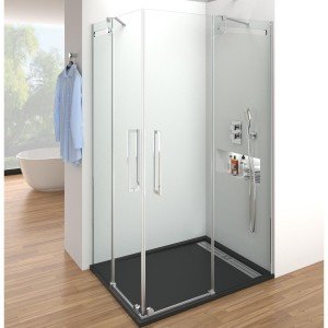 Mampara angular 2 fijos más...