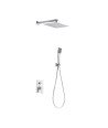 Ducha blanco mate empotrada Dublín IMEX - oferta GPE006/BL