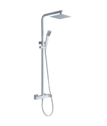 Columna de ducha blanca Fiyi IMEX BLAU