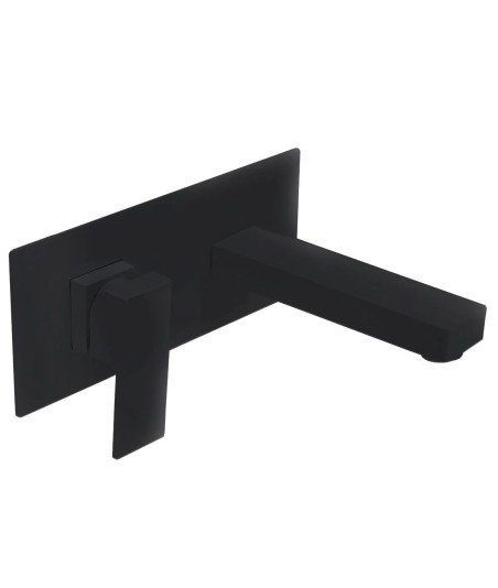 Grifo negro mate empotrado de lavabo Suiza IMEX - GLE020NG