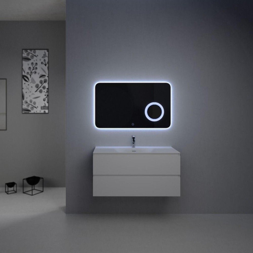 Espejo led modelo Eloh | Rectangular con aumento