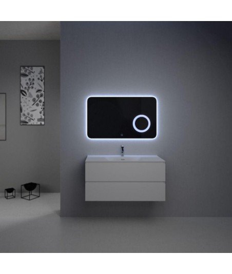 Espejo led rectangular con aumento Eloh