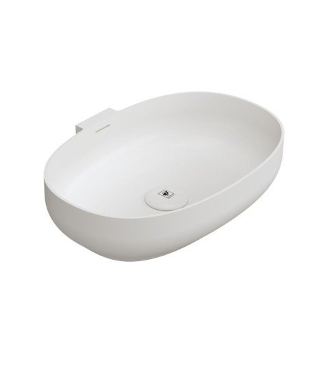 Mueble de baño en acabado oro cepillado | Con lavabo sobre encimera